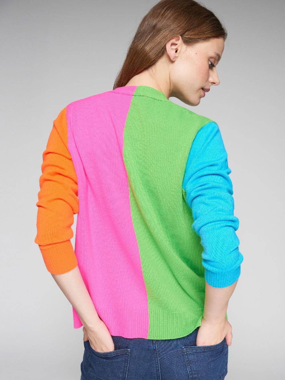 vilagallo CARDIGAN PUNTO MULTICOLOR Descuentos del mes
