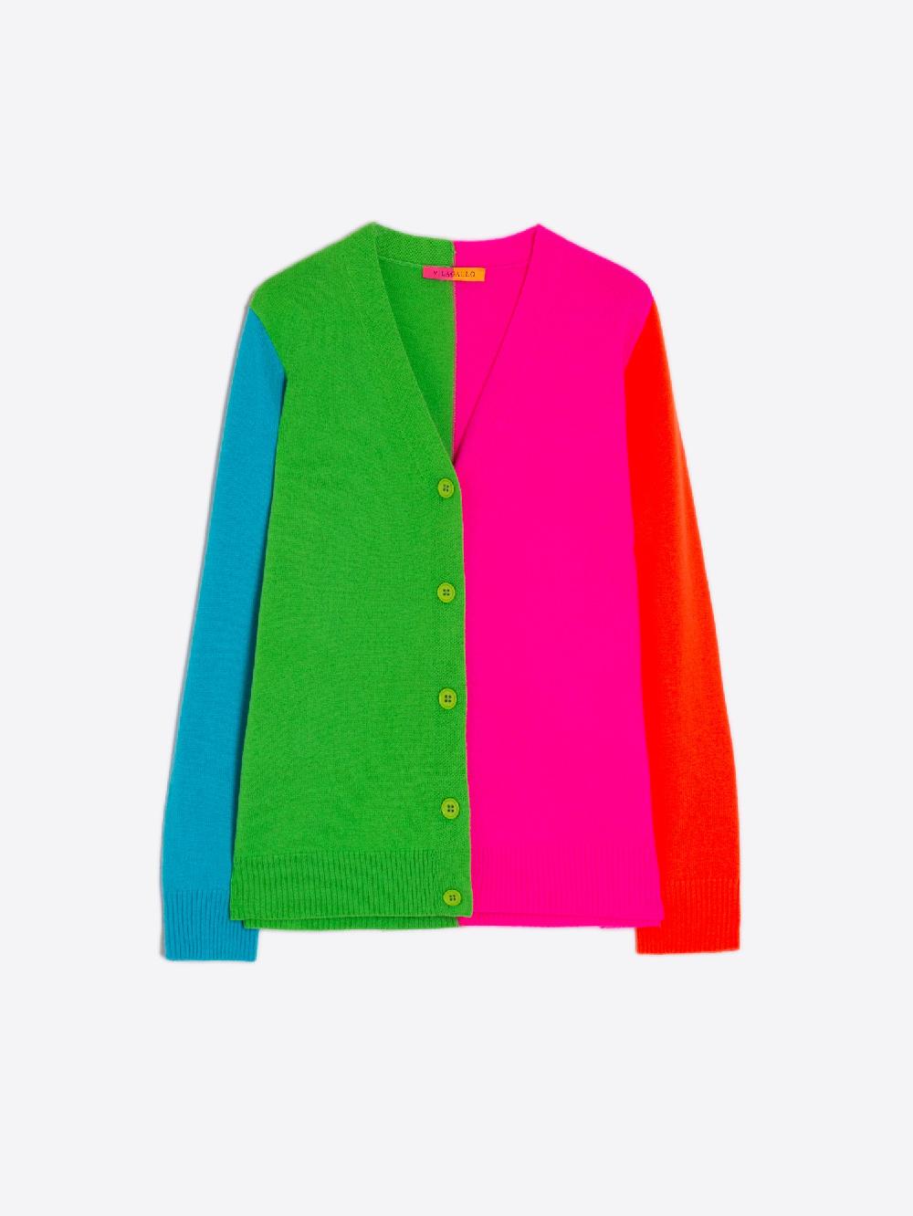 vilagallo CARDIGAN PUNTO MULTICOLOR Descuentos del mes
