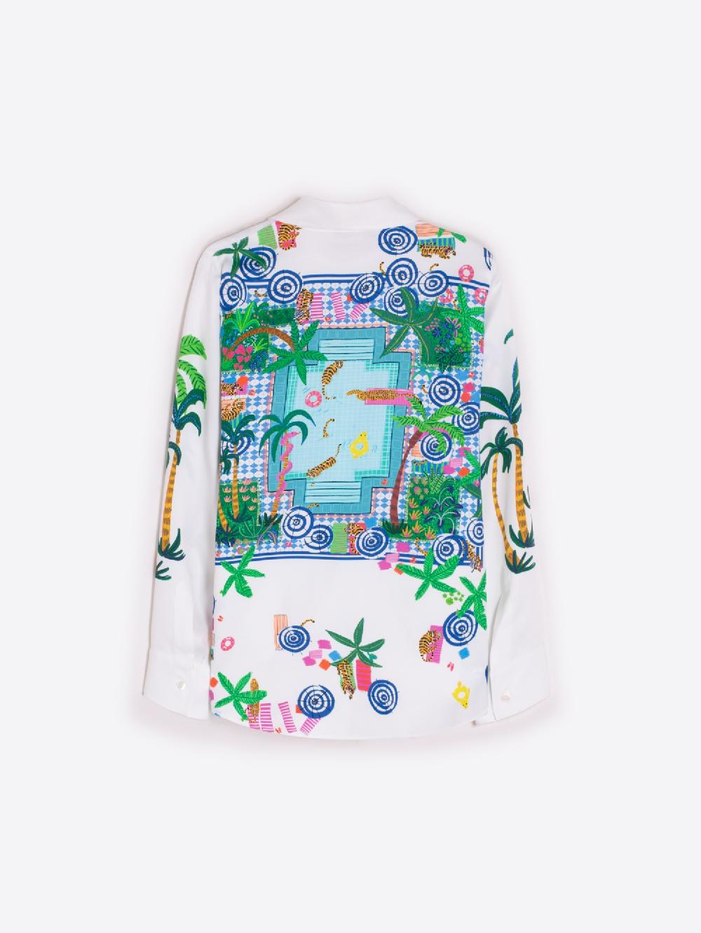 vilagallo CAMISA FLUIDA PISCINA PRINT Descuento por venta flash