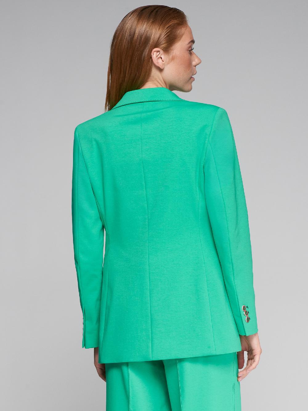 vilagallo CHAQUETA PUNTO ROMA VERDE Rebajas de fin de temporada