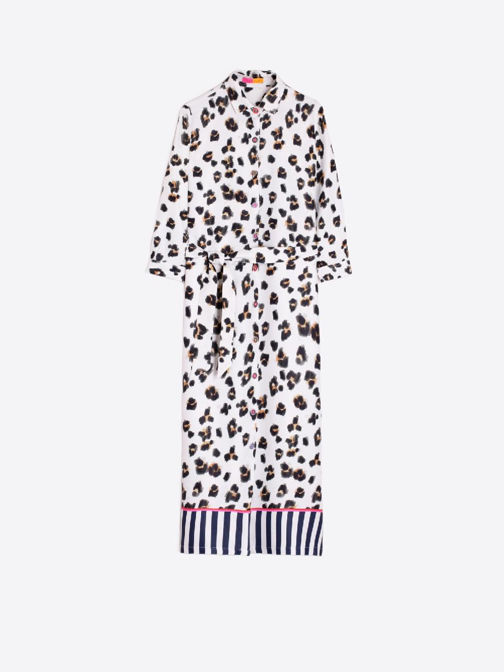 vilagallo VESTIDO ANIMAL PRINT CUADROS FLORES Outlet