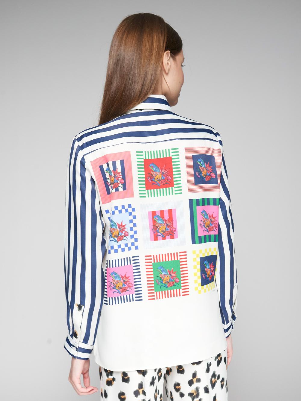 vilagallo CAMISA FLUIDA ANIMAL PRINT Outlet online