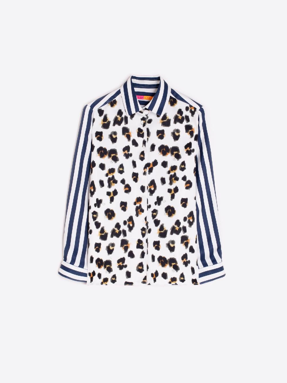 vilagallo CAMISA FLUIDA ANIMAL PRINT Outlet online