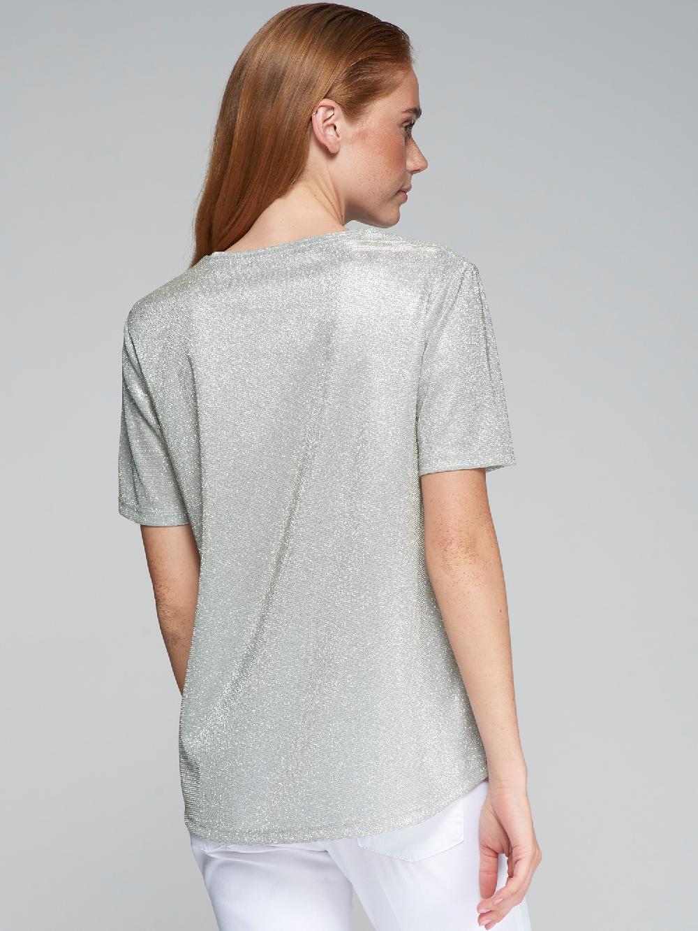 vilagallo CAMISETA FLUIDA PLATA Descuento