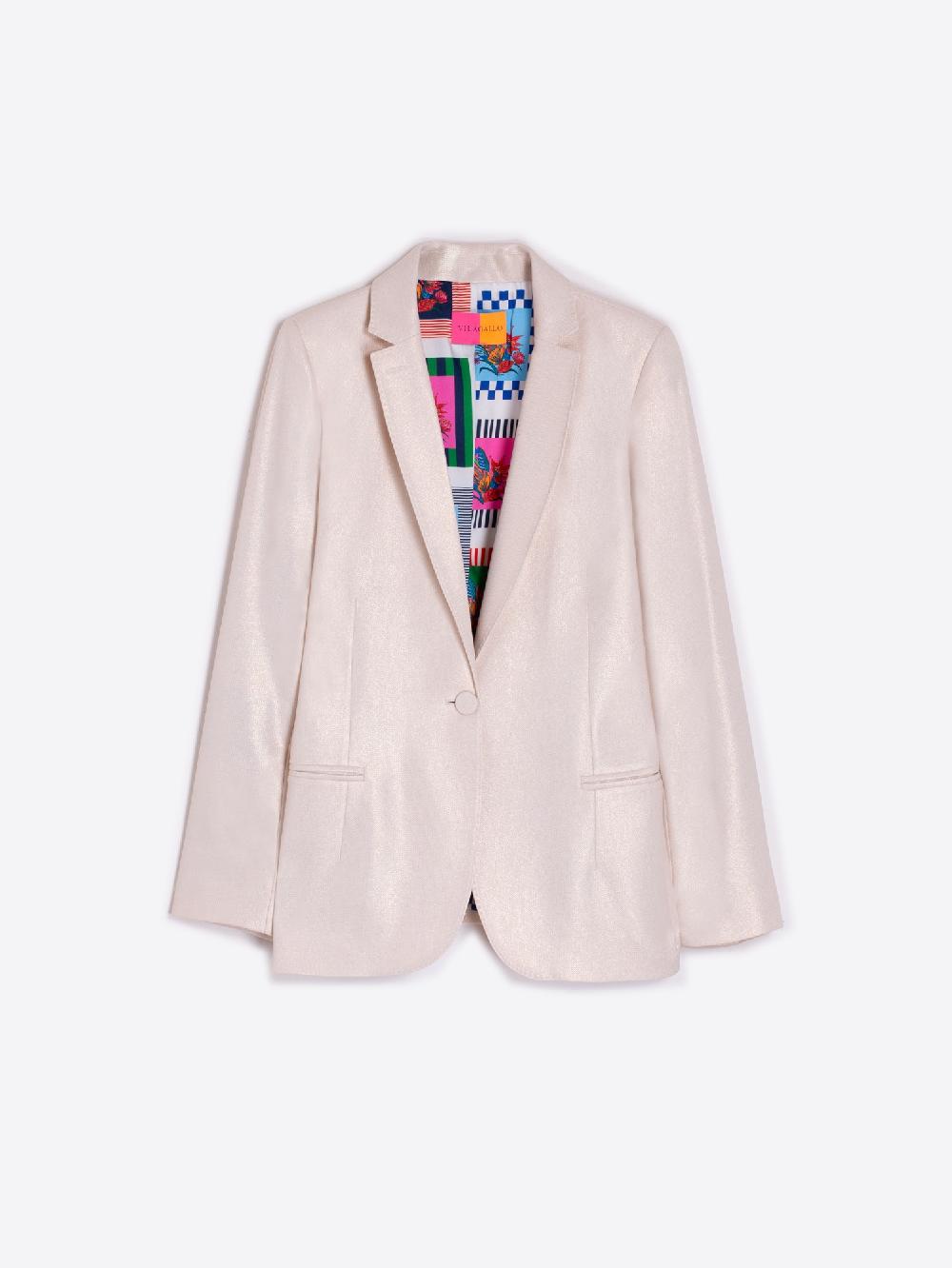 vilagallo CHAQUETA TRAJE DORADO Tienda