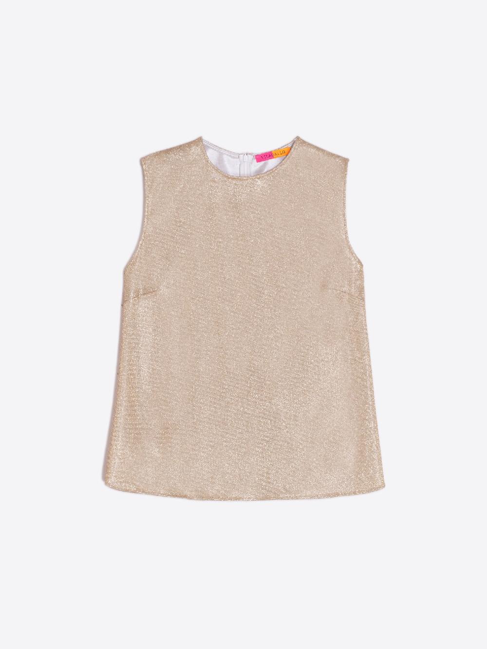 vilagallo CAMISA FLUIDA ORO Liquidación