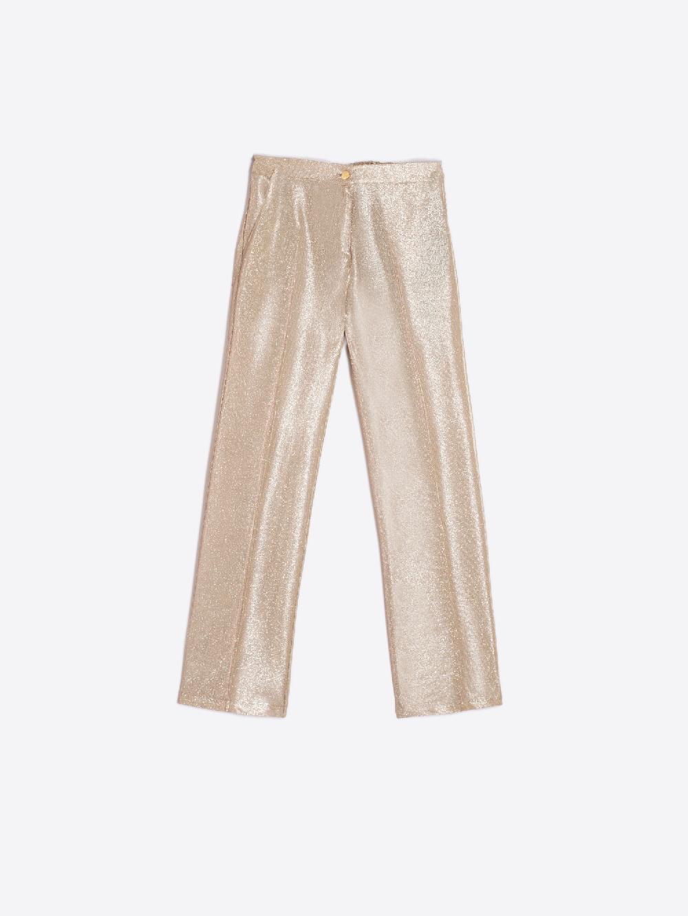 vilagallo PANTALON FLUIDO ORO Mejor oferta