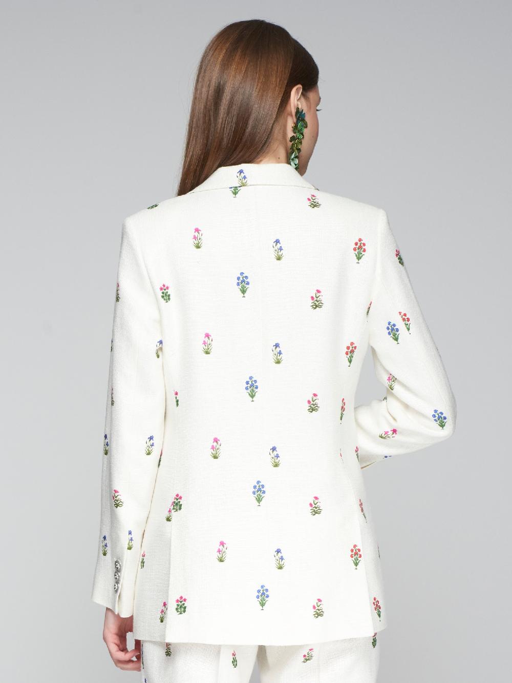 vilagallo CHAQUETA LINO ESTAMPADO MINI FLOR Últimos 2 días