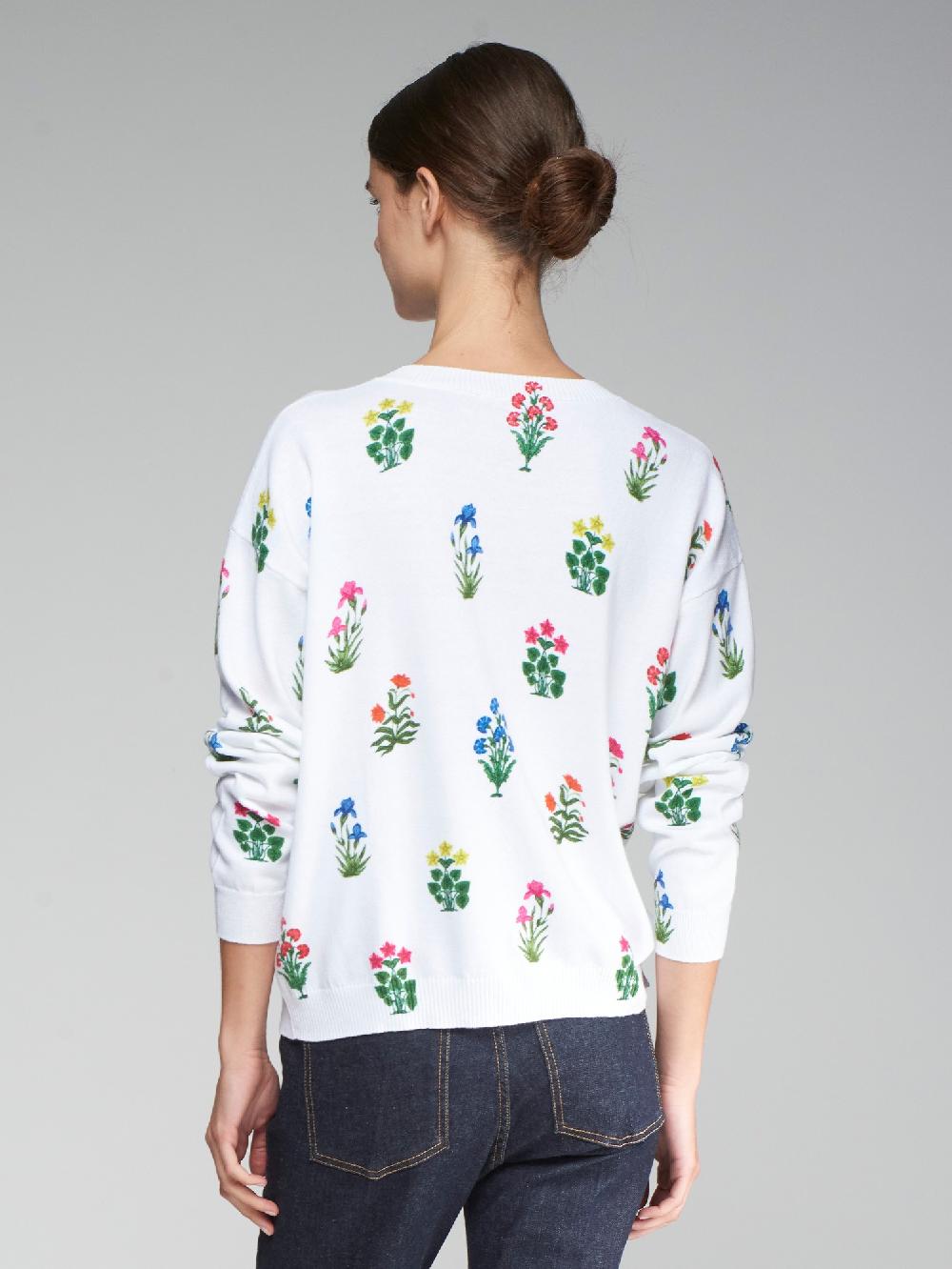 vilagallo JERSEY PUNTO ALGODÓN ESTAMPADO MINI FLOR Promoción por tiempo limitado