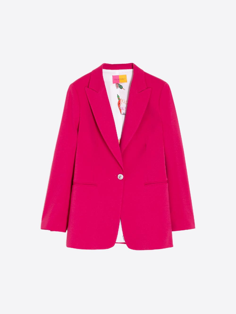vilagallo CHAQUETA PUNTO ROMA FRAMBUESA Oferta especial de fábrica
