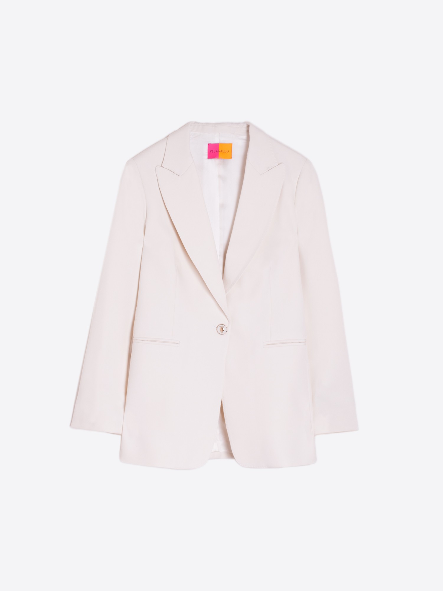 vilagallo CHAQUETA CREP BLANCO Precios de Black Friday