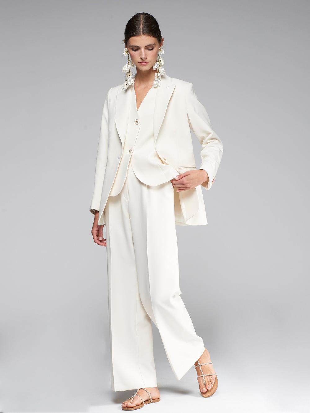 vilagallo PANTALON CREP BLANCO