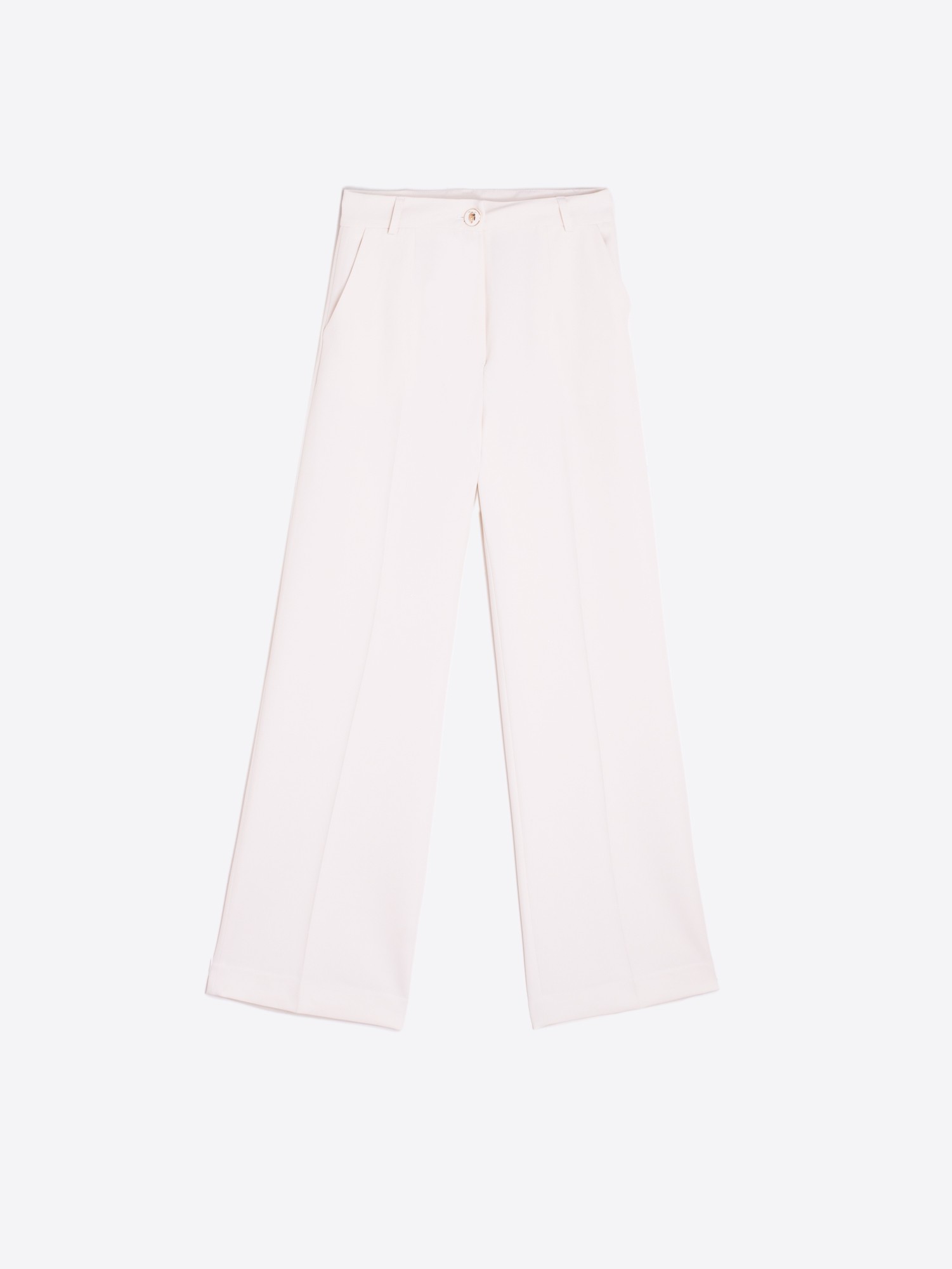 vilagallo PANTALON CREP BLANCO En oferta