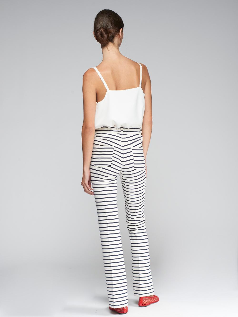 vilagallo PANTALON PUNTO RAYA MARINERA Última moda