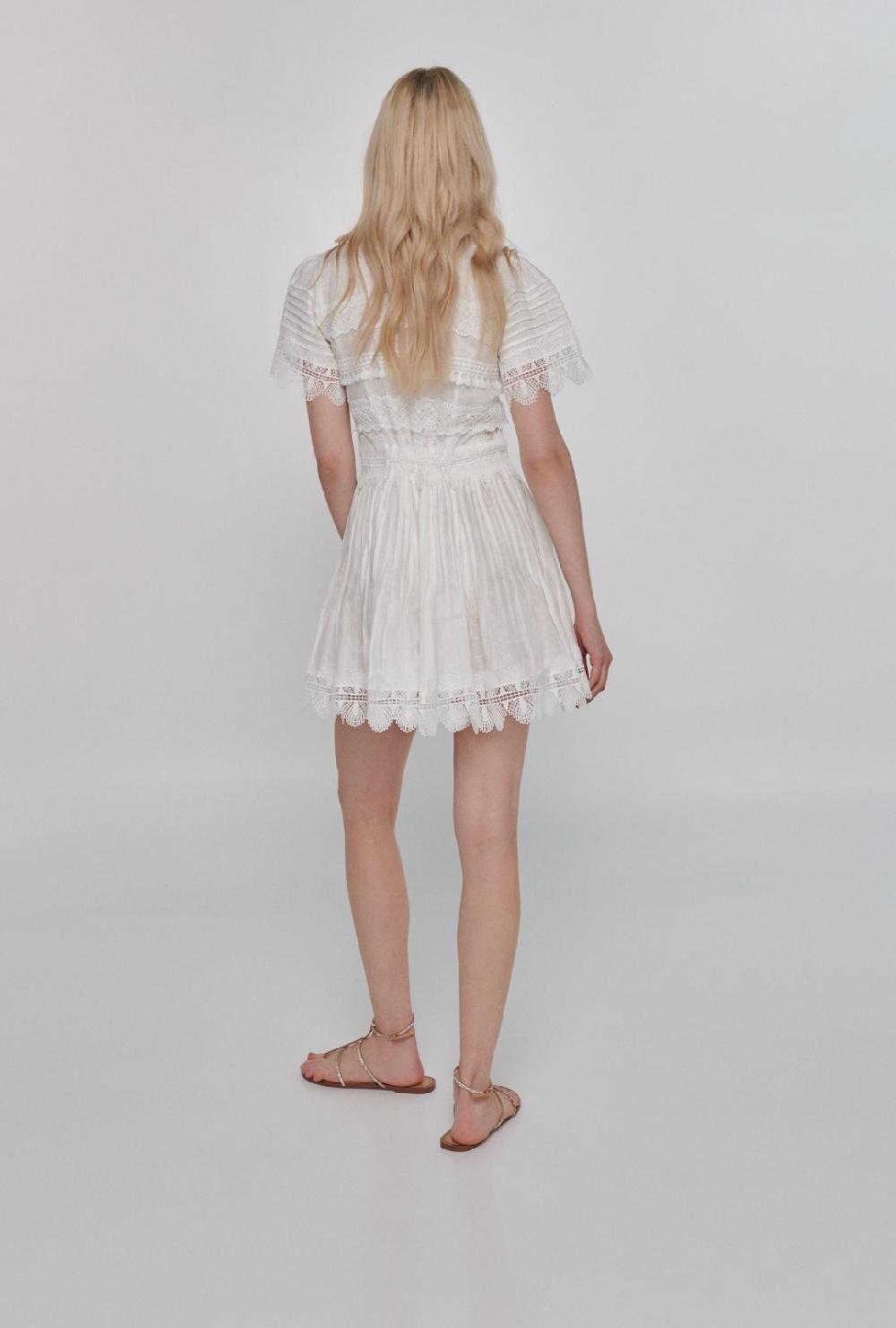 ﻿waimari VIOLETTA DRESS WHITE Precio de fábrica