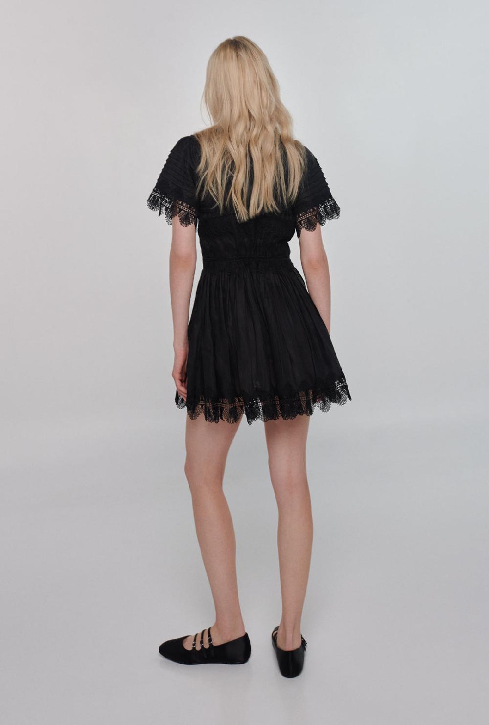 waimari VIOLETTA DRESS BLACK Superdescuento