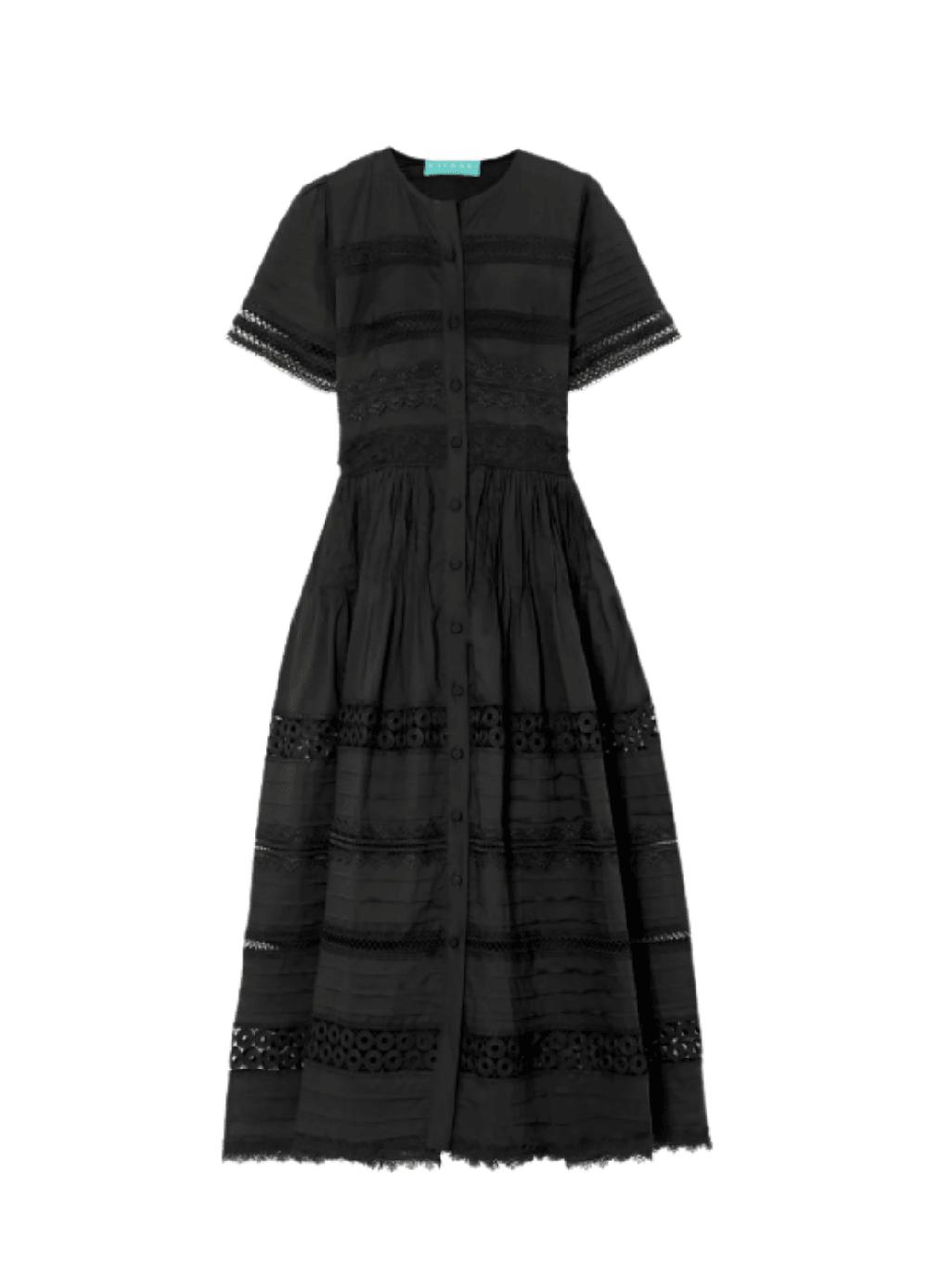 waimari CAMILA DRESS BLACK Grandes descuentos