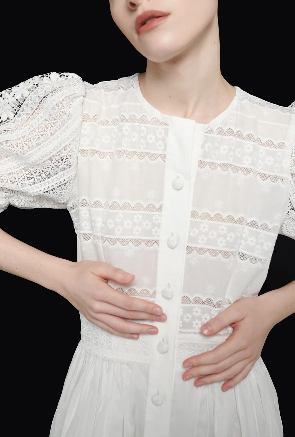 waimari JULIETTE MAXI DRESS WHITE Tienda de fábrica