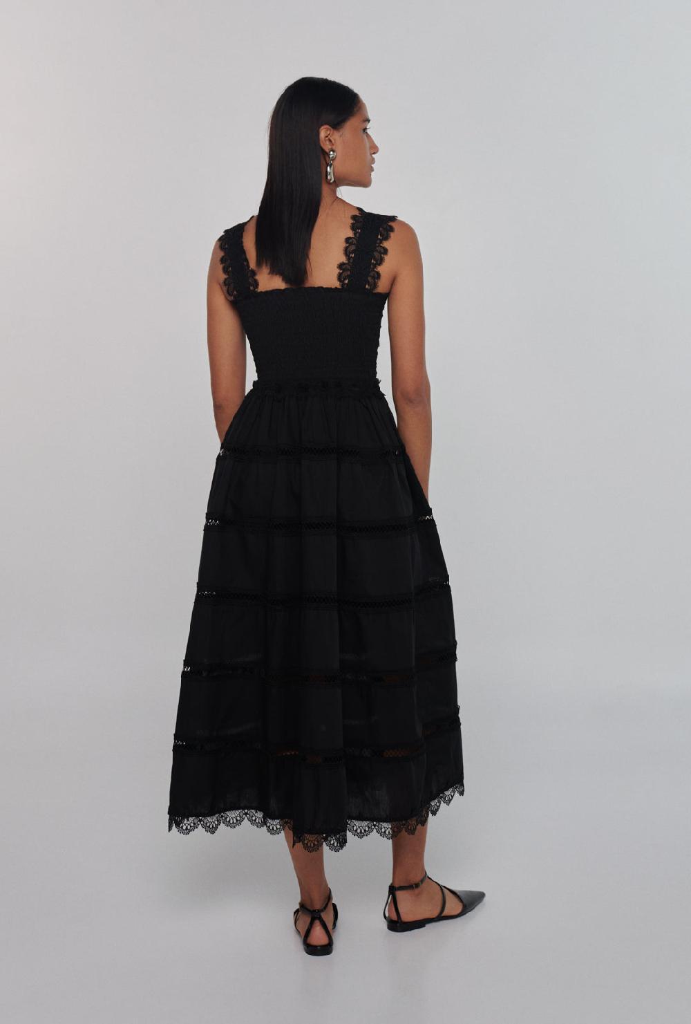 waimari KATE DRESS BLACK Descuento por venta flash