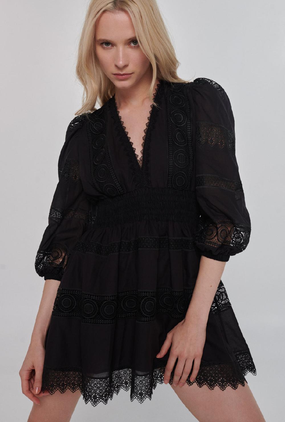 waimari MAR DE PLATA DRESS BLACK 2025