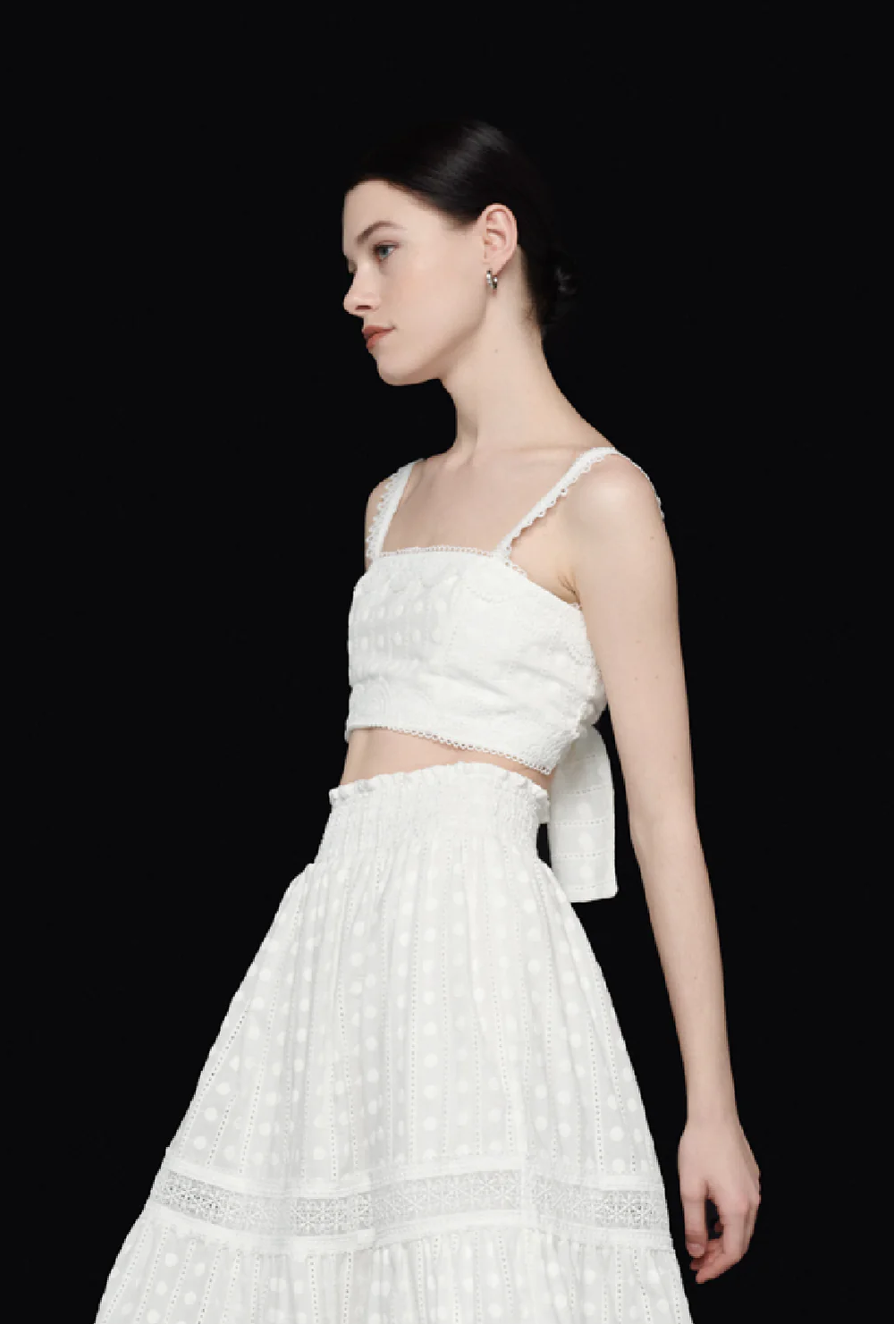 waimari ANGELA MAXI SKIRT WHITE