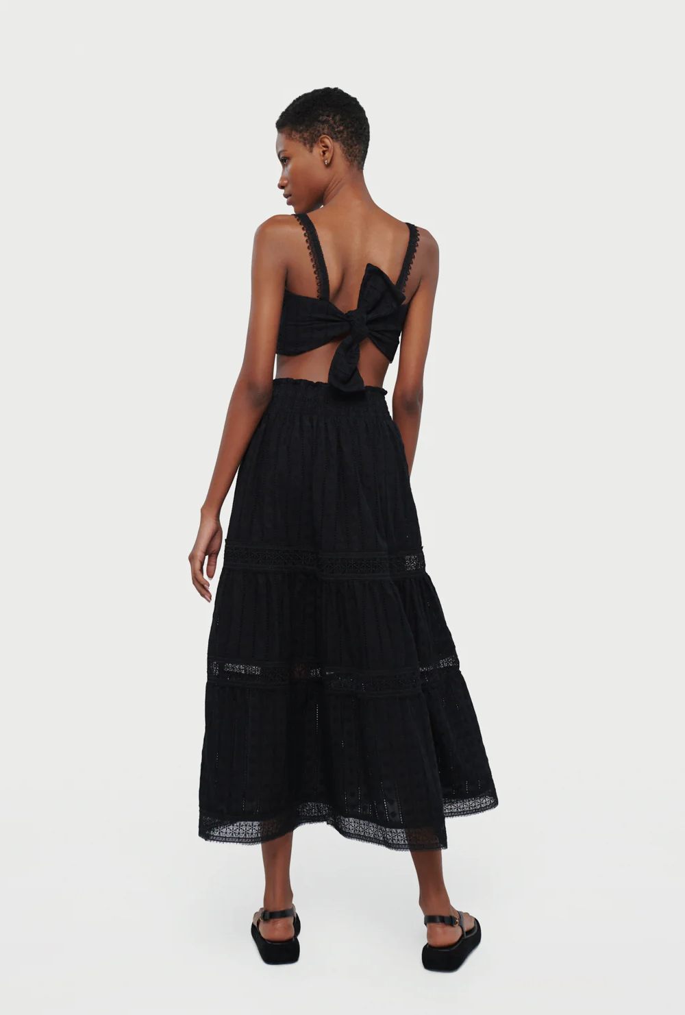 waimari ANGELA MAXI SKIRT BLACK Solo hoy