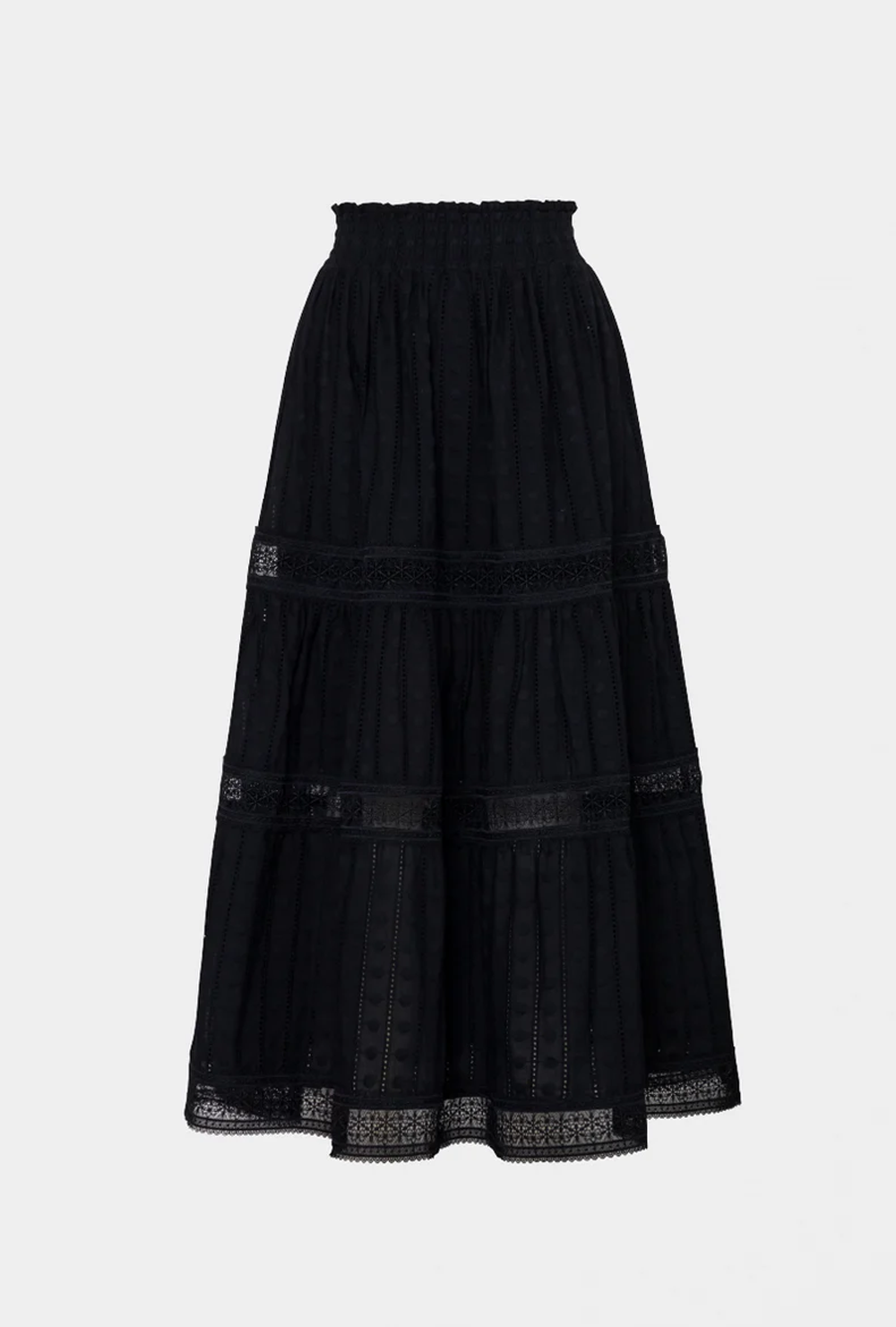 waimari ANGELA MAXI SKIRT BLACK Solo hoy