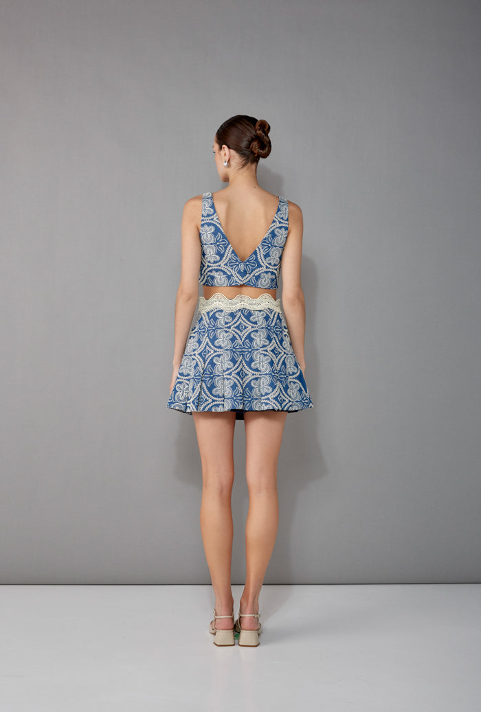 waimari EVELYN TOP DENIM Oferta especial de fábrica