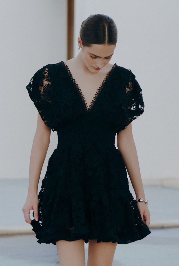 waimari MORANA DRESS BLACK Grandes descuentos