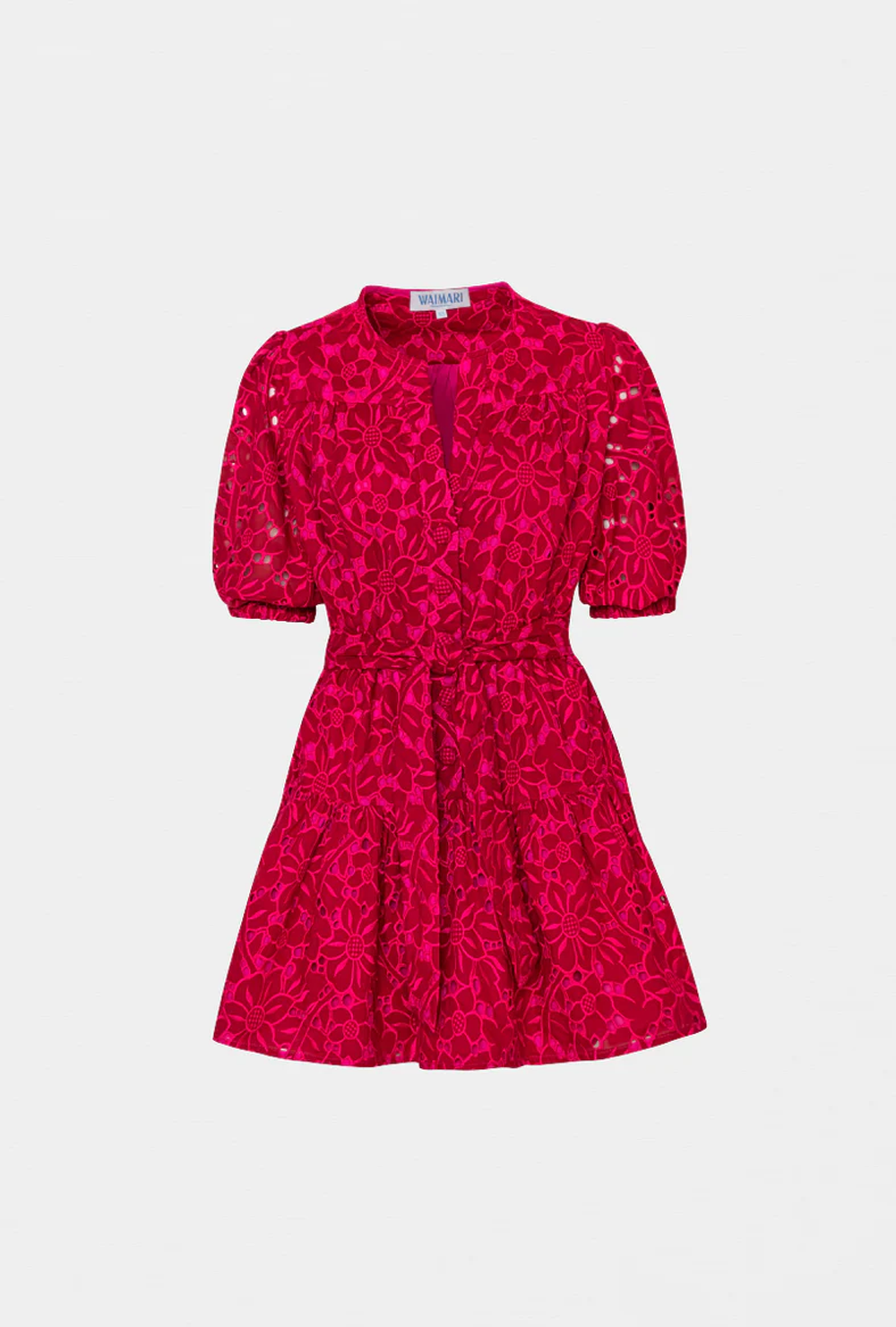 waimari ETERNO MINI DRESS BURGUNDY Envío internacional gratuito