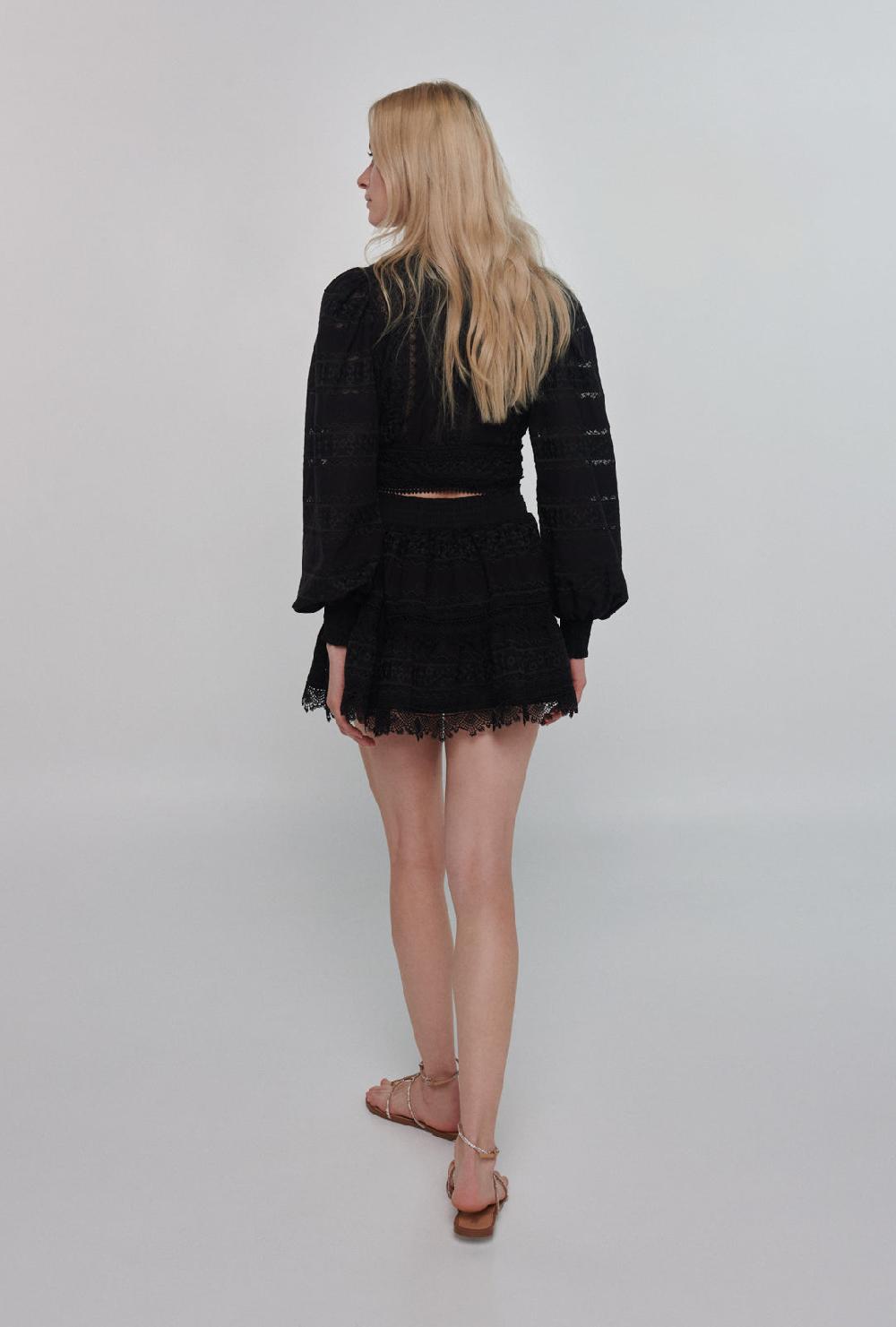 waimari FIRA SKIRT BLACK Tienda de fábrica