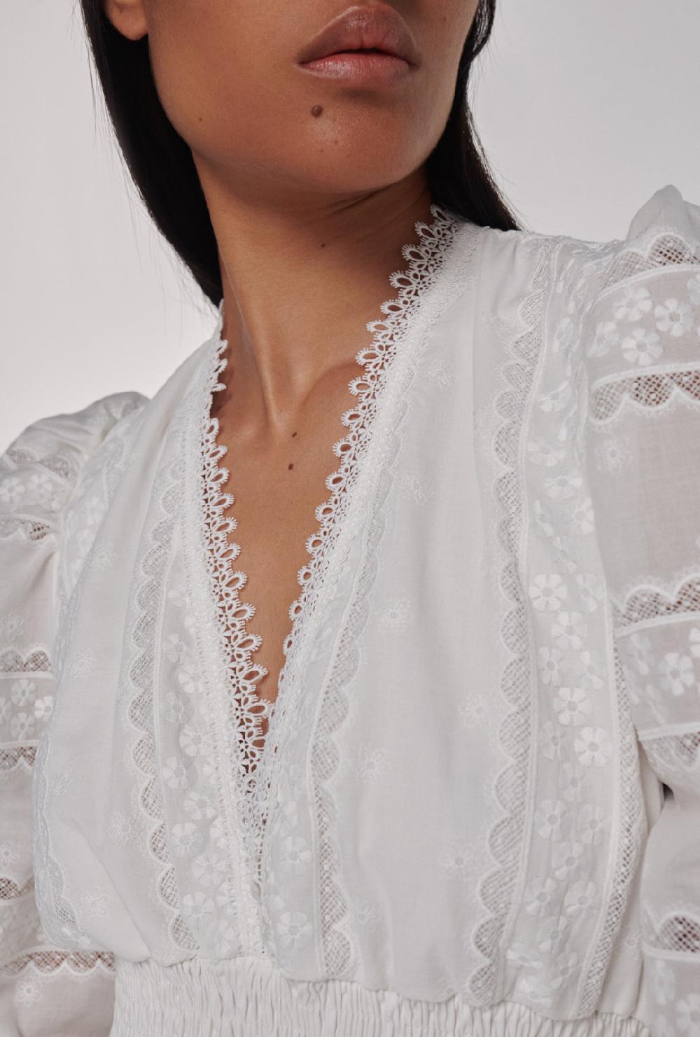 waimari MAR DE PLATA DRESS WHITE Ahorra y exporta