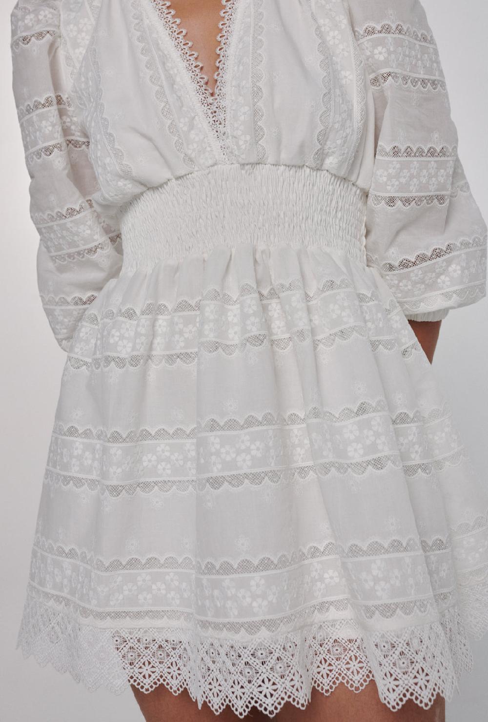 waimari MAR DE PLATA DRESS WHITE Ahorra y exporta