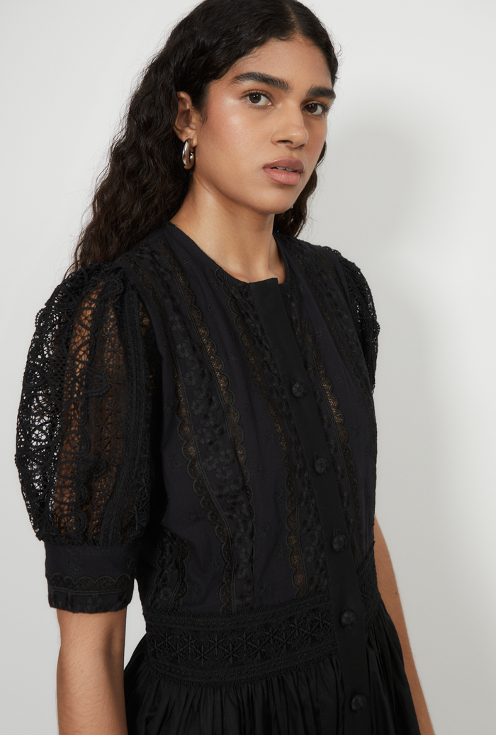 waimari JULIETTE MAXI DRESS BLACK Última moda