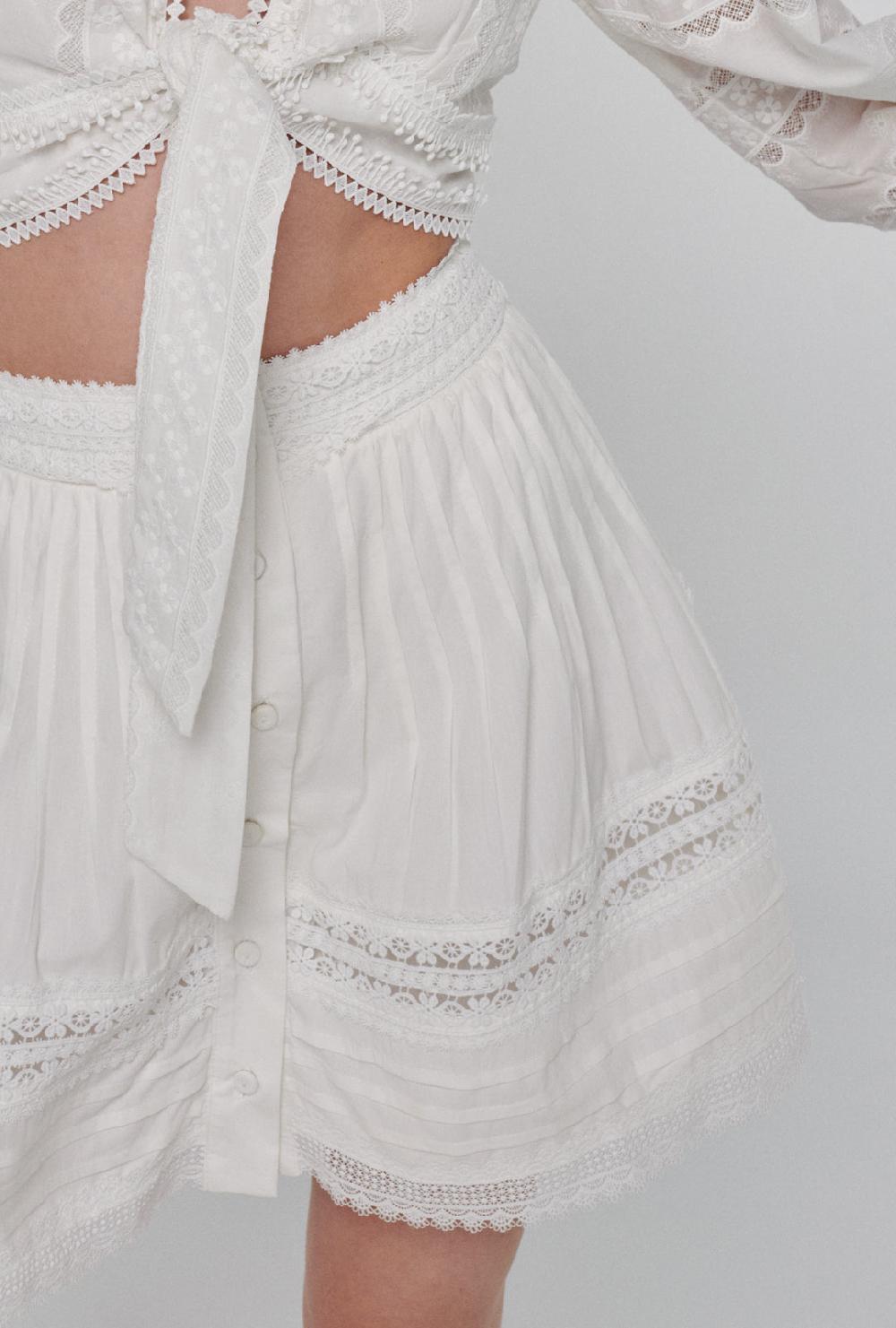 waimari ZIMA TOP WHITE Devoluciones gratuitas