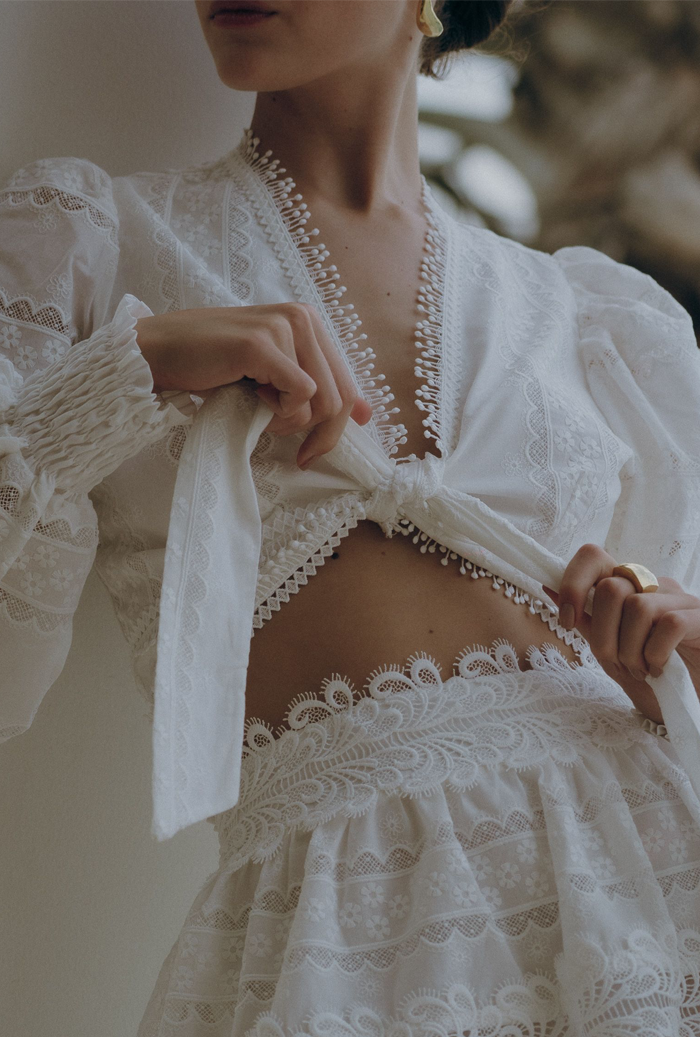 waimari ZIMA TOP WHITE Devoluciones gratuitas