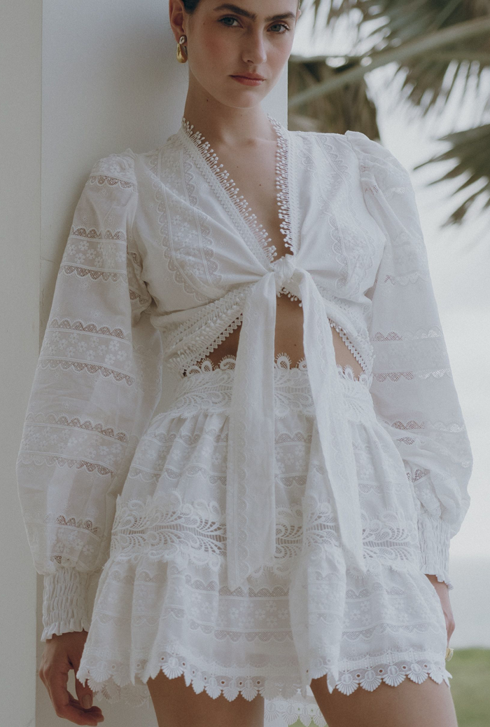 waimari FIRA SKIRT WHITE 2025