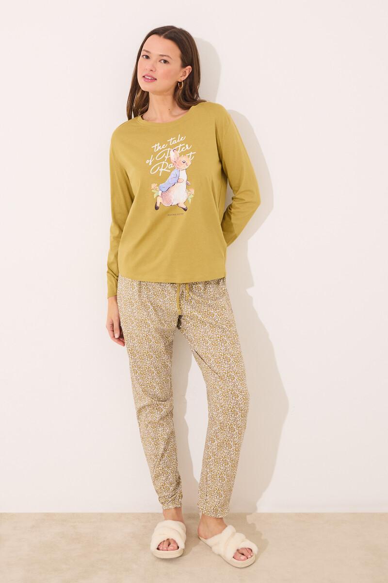 women'secret Pijama largo 100% algodón print "Peter Rabbit" Limitado a 3 días