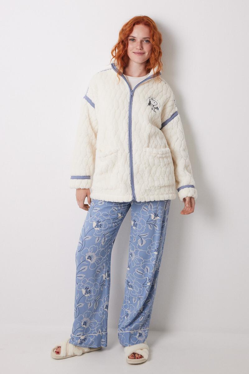 women'secret Bata corta borreguito blanco Snoopy En oferta