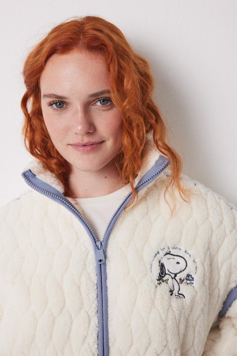 women'secret Bata corta borreguito blanco Snoopy En oferta
