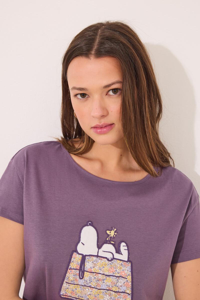 women'secret Pijama manga corta 100% algodón print Snoopy Devoluciones gratuitas