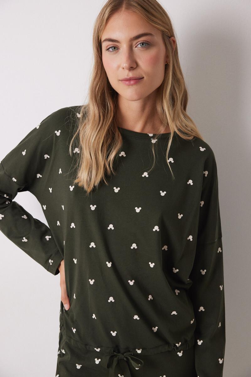 women'secret Pijama largo algodón logo Mickey Mouse En oferta