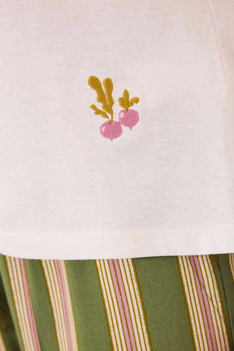 women'secret Camiseta lisa manga larga 100% algodón blanco Últimos 2 días