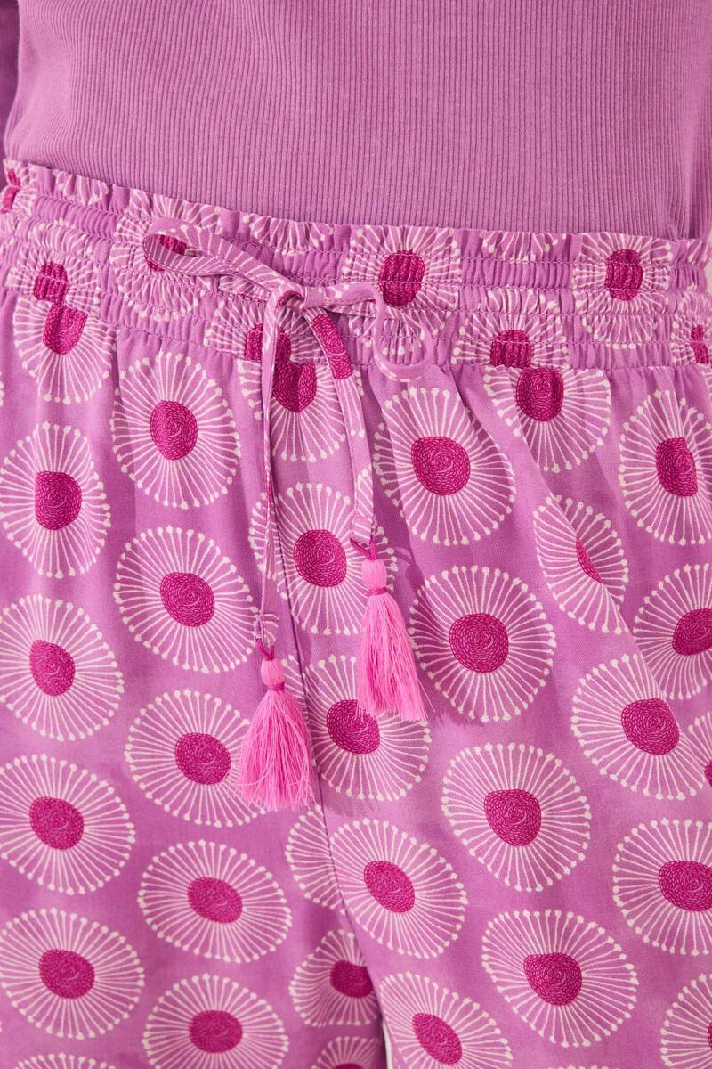 women'secret Pantalón largo viscosa estampado geométrico Libre de impuestos