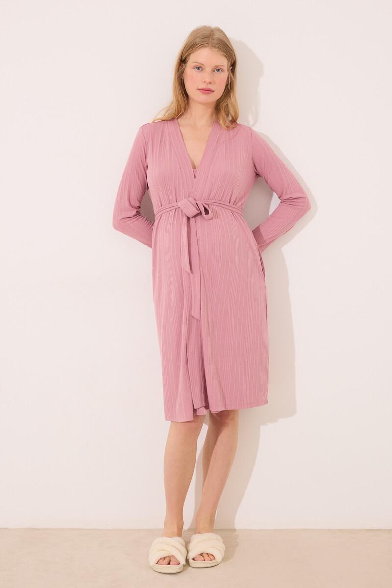 women'secret Bata midi "maternity" pointelle rosa