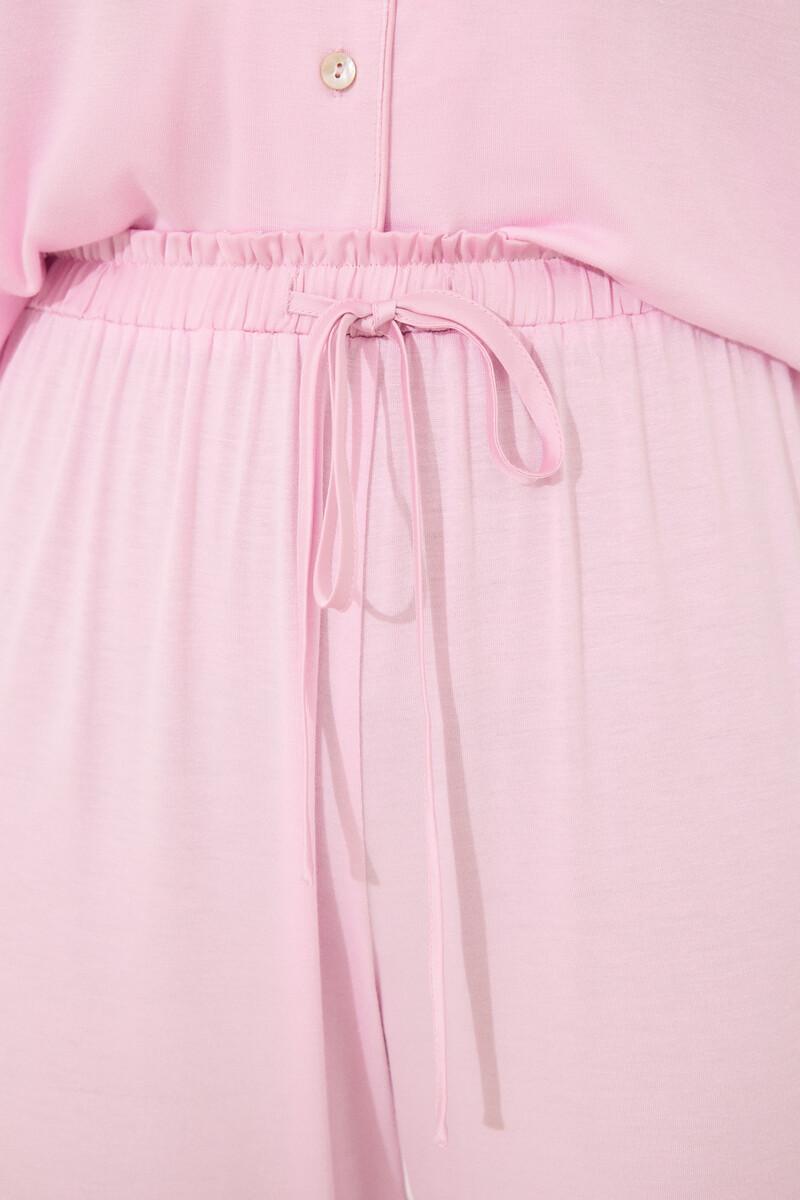 women'secret Pijama camisero Capri viscosa rosa 2025