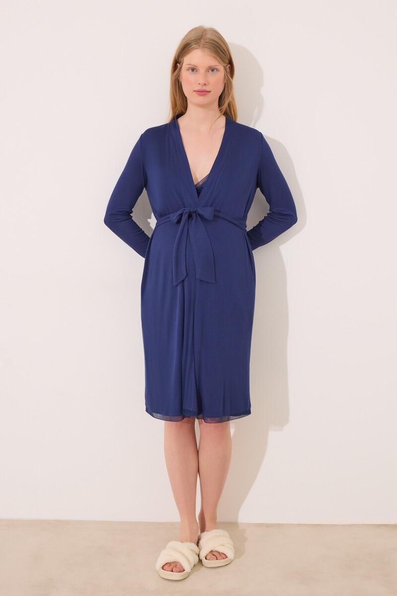 women'secret Bata midi "maternity" soft touch azul