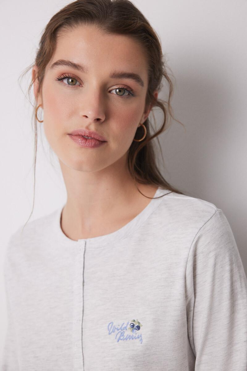 women'secret Pijama largo 100% algodón estampado flores Envío gratis