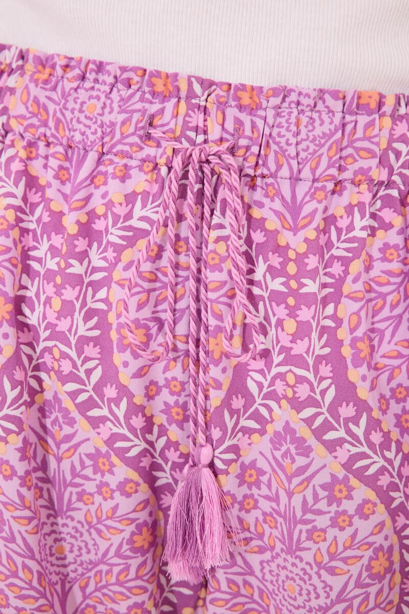 women'secret Pantalón corto viscosa estampado boho Solo hoy