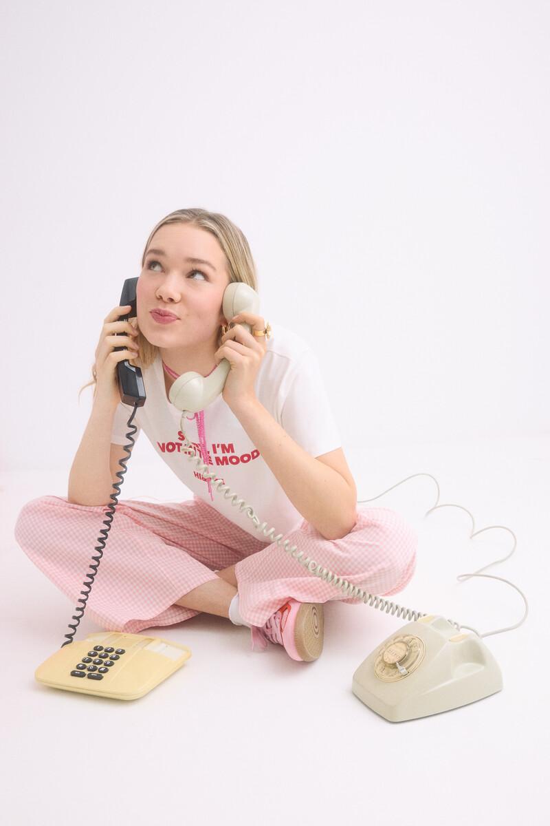 women'secret Pijama 100% algodón cuadro vichy rosa ÚLTIMAS EDICIONES